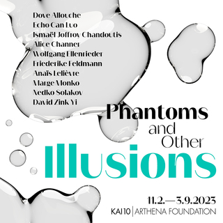 <strong>Exhibition Identity</strong><br/>
<em>Phantoms and Other Illusions</em><br/>Kai 10 | Arthena Foundation<br/> 