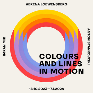 <strong>Exhibition Identity</strong><br/>
<em>Colours and Lines in Motion</em><br/>Kunstmuseum Gelsenkirchen<br/> 